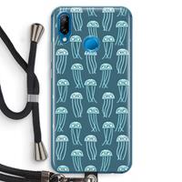 CaseCompany Kwallie: Huawei P20 Lite Transparant Hoesje met koord