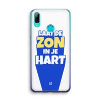 CaseCompany Laat de zon in je hart: Huawei P Smart (2019) Transparant Hoesje