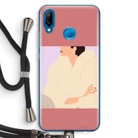 CaseCompany Cosy: Huawei P20 Lite Transparant Hoesje met koord