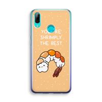CaseCompany You're Shrimply The Best: Huawei P Smart (2019) Transparant Hoesje