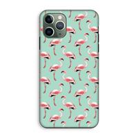 CaseCompany Flamingoprint groen: iPhone 11 Pro Tough Case