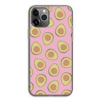CaseCompany Dancing avocados: iPhone 11 Pro Transparant Hoesje