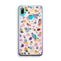 CaseCompany Terrazzo Memphis Pink: Huawei P Smart (2019) Transparant Hoesje