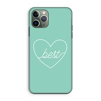 CaseCompany Best heart pastel: iPhone 11 Pro Tough Case