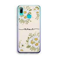 CaseCompany Daisies: Huawei P Smart (2019) Transparant Hoesje