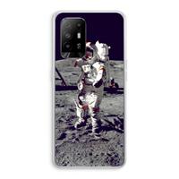 CaseCompany Spaceman: Oppo A94 5G Transparant Hoesje