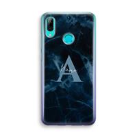CaseCompany Midnight Marble: Huawei P Smart (2019) Transparant Hoesje