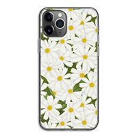 CaseCompany Summer Daisies: iPhone 11 Pro Transparant Hoesje