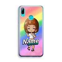CaseCompany Chibi Maker vrouw: Huawei P Smart (2019) Transparant Hoesje