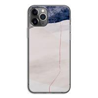 CaseCompany Stone White: iPhone 11 Pro Transparant Hoesje
