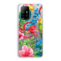 CaseCompany Papegaaien: Oppo A94 5G Transparant Hoesje