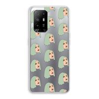 CaseCompany King Kylie: Oppo A94 5G Transparant Hoesje
