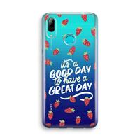 CaseCompany Don't forget to have a great day: Huawei P Smart (2019) Transparant Hoesje