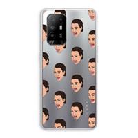 CaseCompany Ugly Cry Call: Oppo A94 5G Transparant Hoesje