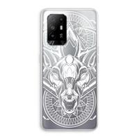 CaseCompany Oh Deer: Oppo A94 5G Transparant Hoesje