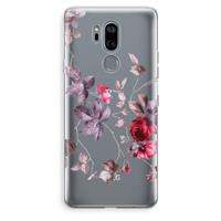CaseCompany Mooie bloemen: LG G7 Thinq Transparant Hoesje