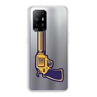 CaseCompany Pew Pew Pew: Oppo A94 5G Transparant Hoesje