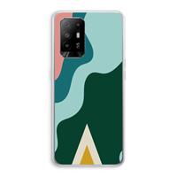 CaseCompany Noor B: Oppo A94 5G Transparant Hoesje