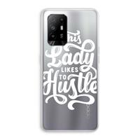 CaseCompany Hustle Lady: Oppo A94 5G Transparant Hoesje