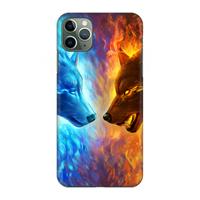 CaseCompany Fire & Ice: Volledig geprint iPhone 11 Pro Max Hoesje
