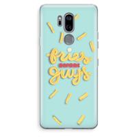 CaseCompany Always fries: LG G7 Thinq Transparant Hoesje