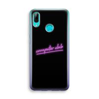 CaseCompany Vice Black: Huawei P Smart (2019) Transparant Hoesje