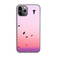 CaseCompany Fly away: iPhone 11 Pro Max Transparant Hoesje