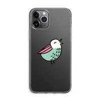 CaseCompany Birdy: iPhone 11 Pro Max Transparant Hoesje