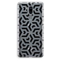 CaseCompany Crazy pattern: LG G7 Thinq Transparant Hoesje