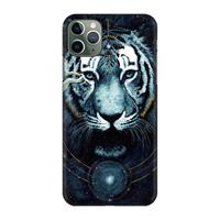 CaseCompany Darkness Tiger: Volledig geprint iPhone 11 Pro Max Hoesje