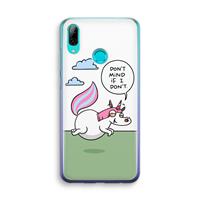 CaseCompany Unicorn: Huawei P Smart (2019) Transparant Hoesje