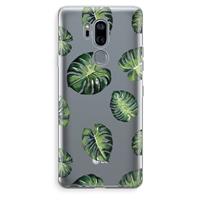 CaseCompany Tropische bladeren: LG G7 Thinq Transparant Hoesje