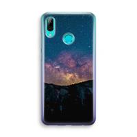 CaseCompany Travel to space: Huawei P Smart (2019) Transparant Hoesje