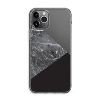 CaseCompany Combinatie marmer: iPhone 11 Pro Max Transparant Hoesje