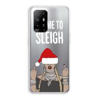 CaseCompany Came To Sleigh: Oppo A94 5G Transparant Hoesje