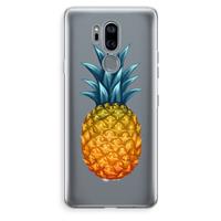 CaseCompany Grote ananas: LG G7 Thinq Transparant Hoesje