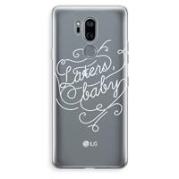 CaseCompany Laters, baby: LG G7 Thinq Transparant Hoesje