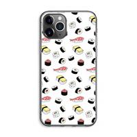 CaseCompany Sushi time: iPhone 11 Pro Max Transparant Hoesje