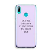 CaseCompany Sprong: Huawei P Smart (2019) Transparant Hoesje