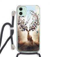 CaseCompany Seasons Change: iPhone 11 Transparant Hoesje met koord