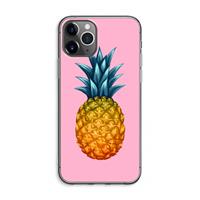 CaseCompany Grote ananas: iPhone 11 Pro Max Transparant Hoesje