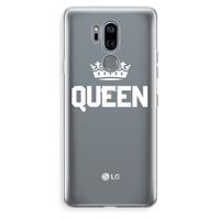 CaseCompany Queen zwart: LG G7 Thinq Transparant Hoesje