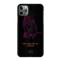 CaseCompany Praying For My Haters: Volledig geprint iPhone 11 Pro Max Hoesje