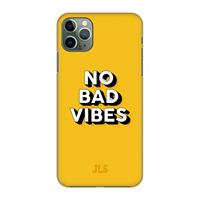 CaseCompany No Bad Vibes: Volledig geprint iPhone 11 Pro Max Hoesje