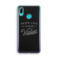 CaseCompany Never lose your value: Huawei P Smart (2019) Transparant Hoesje
