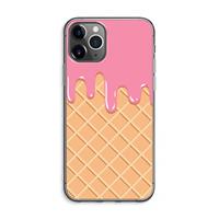 CaseCompany Ice cream: iPhone 11 Pro Max Transparant Hoesje