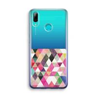 CaseCompany Gekleurde driehoekjes: Huawei P Smart (2019) Transparant Hoesje