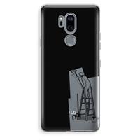 CaseCompany Musketon Painter: LG G7 Thinq Transparant Hoesje