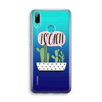CaseCompany I love cacti: Huawei P Smart (2019) Transparant Hoesje