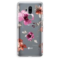 CaseCompany Geschilderde bloemen: LG G7 Thinq Transparant Hoesje